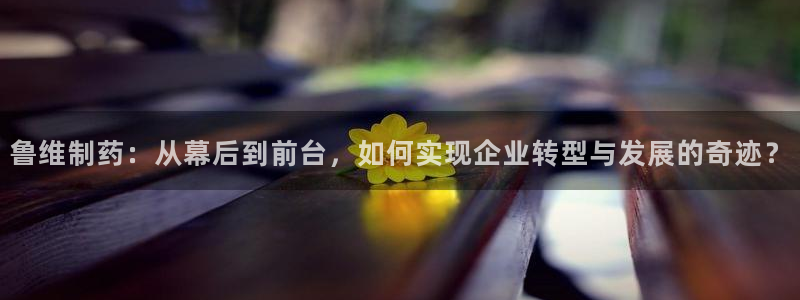 九游会老哥俱乐部:鲁维制药:从幕后到前台,如何实现企业转型与